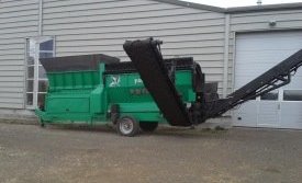 Sigtunarbúnaður fyrir moltuna